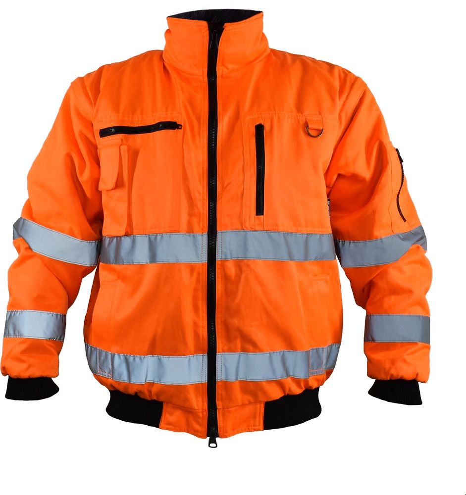 HydrowearArbeitsjackePilotenjackeMitAbnehmbarenrmelnWOLFNeonorange-S