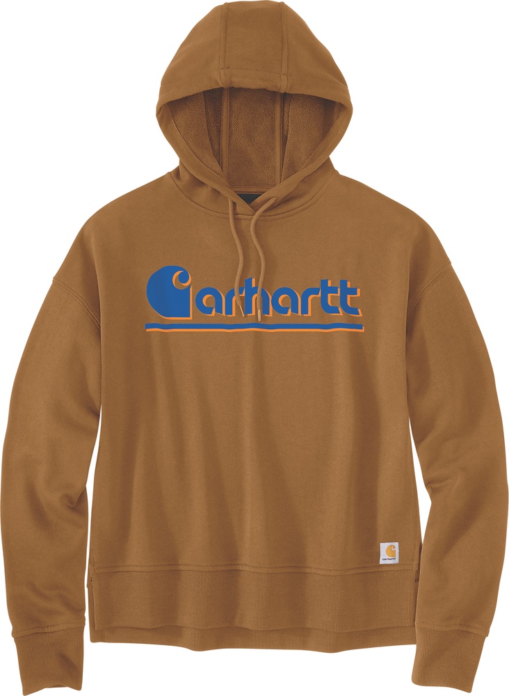 CarharttDamenFiberSeriesGraphicHoodedSweatshirt106918CarharttBrown-XS