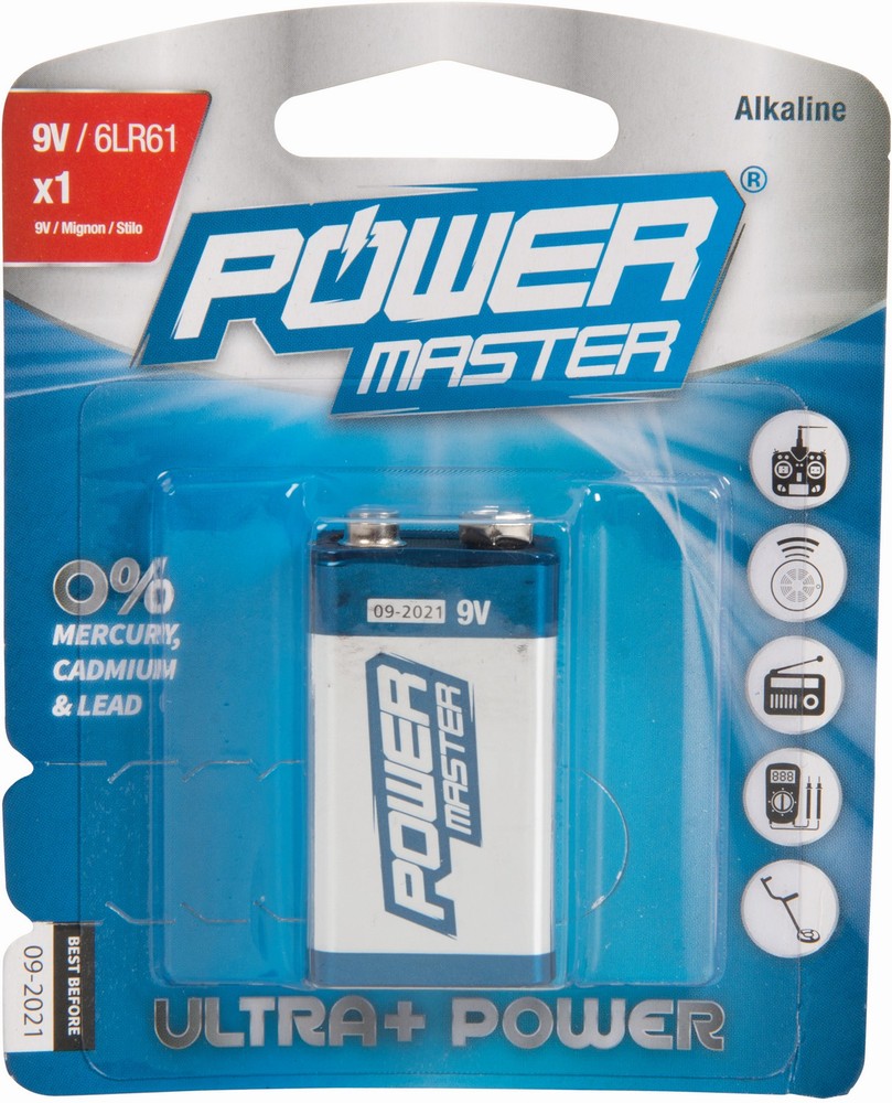 PowermasterBatterienSuper-Alkali-Batterie6LR619VEinzelpackung