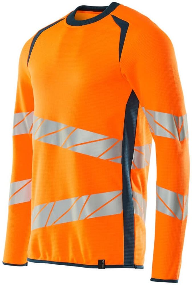 MascotSweatshirtAccelerateSafe19084-781Hi-visOrangeDunkelpetroleum-XXL