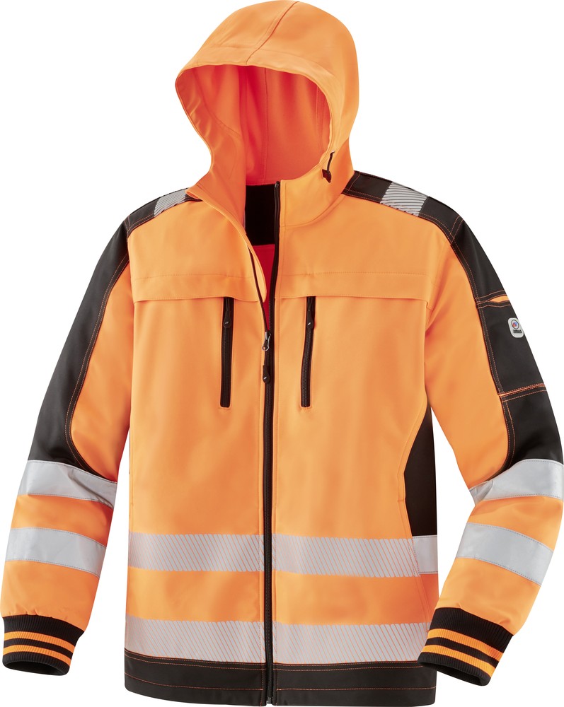 TerraxWorkwearWarnschutz-SoftshelljackeOrange