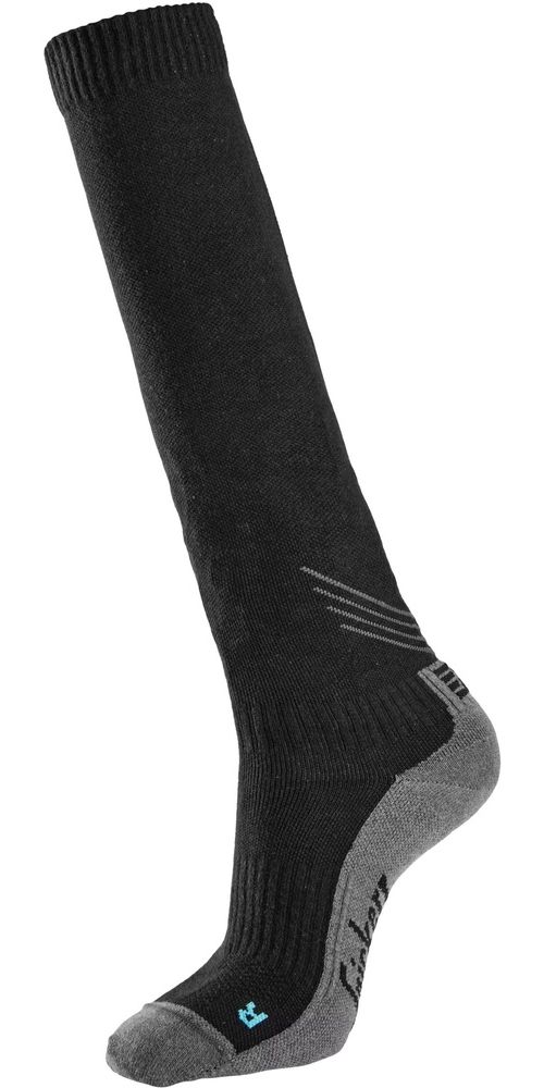SnickersWorkwear375Kompressionssocken9229Schw-Grau-37-39