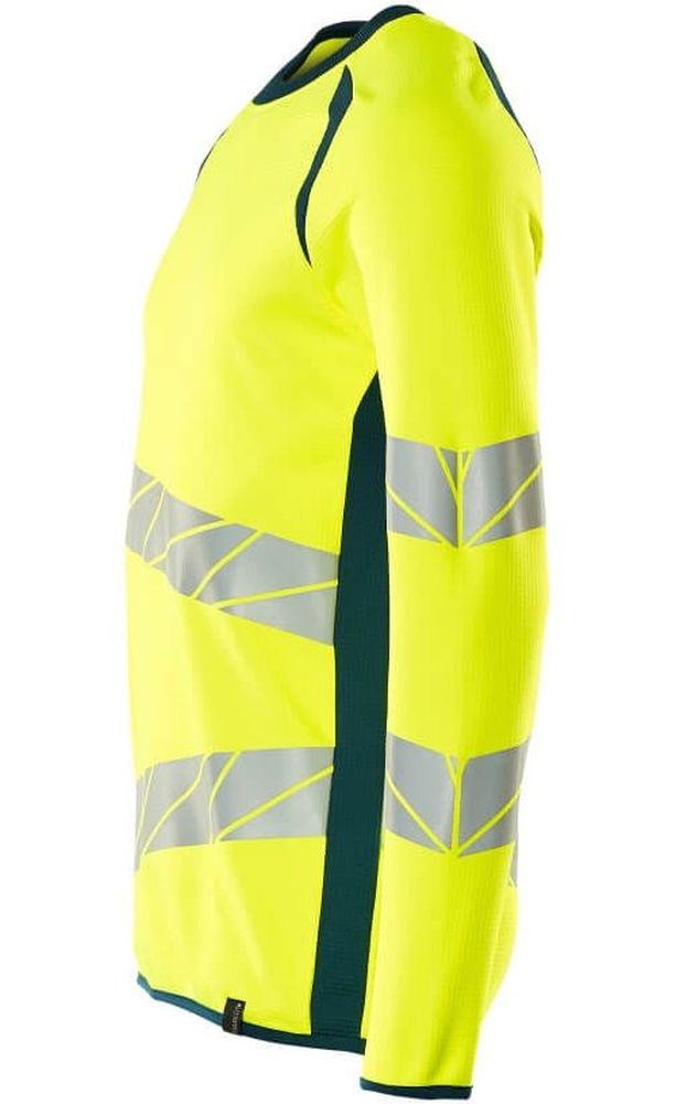 MascotSweatshirtAccelerateSafe19084-781Hi-visGelbDunkelpetroleum-XXL
