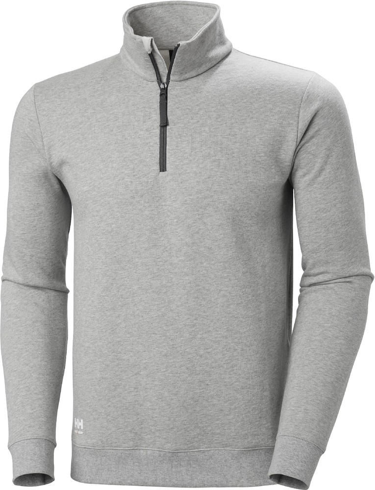 HellyHansenClassicHalfZipSweatshirtMidGrey-XS