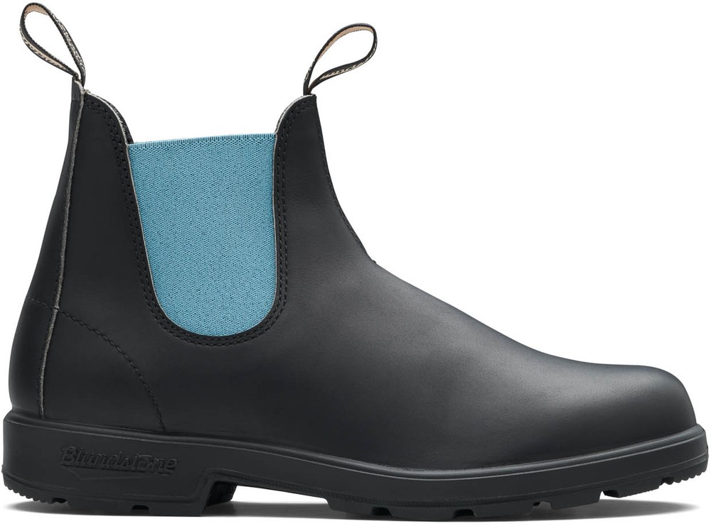 BlundstoneStiefelBoots2207BlackLeatherwithTealElastic500Series