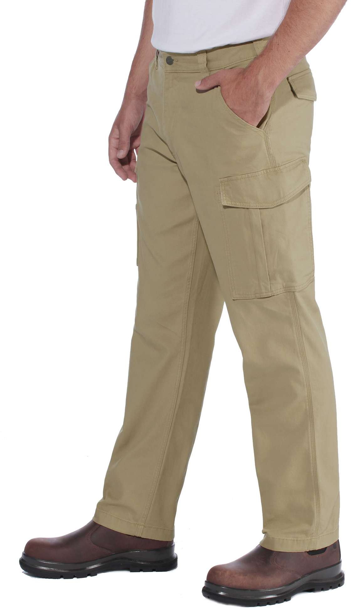 CarharttHerrenHoseRuggedFlexRigbyCargoPantDarkKhaki