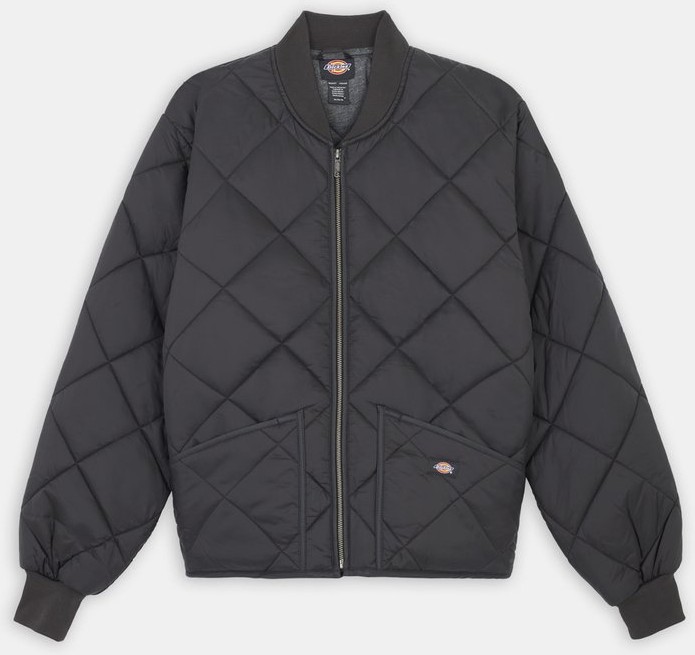 DickiesJackeDiamondQuiltedJacketBlack-M