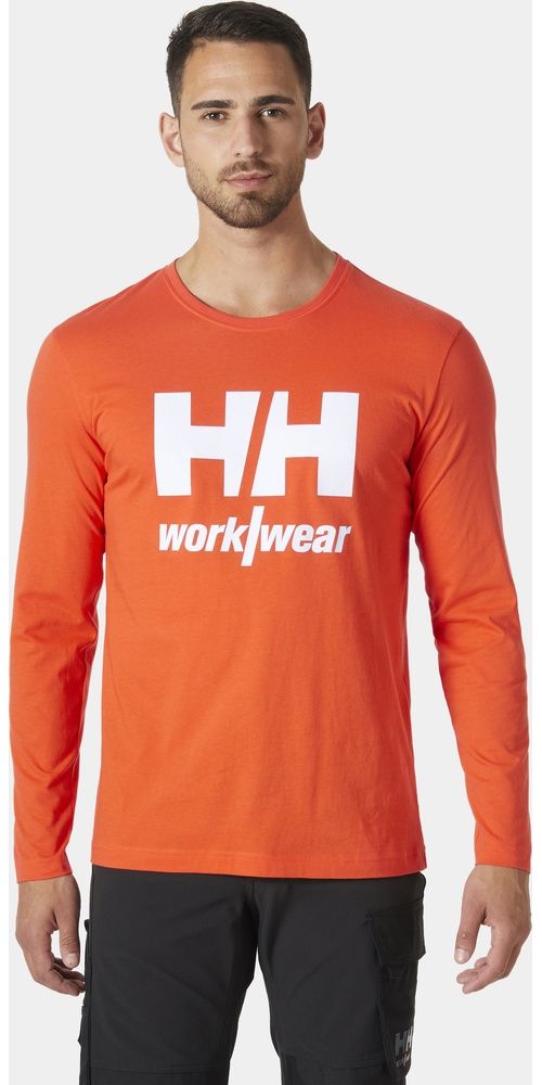 HellyHansenLongsleeveClassicLogo79282290DarkOrange-XS