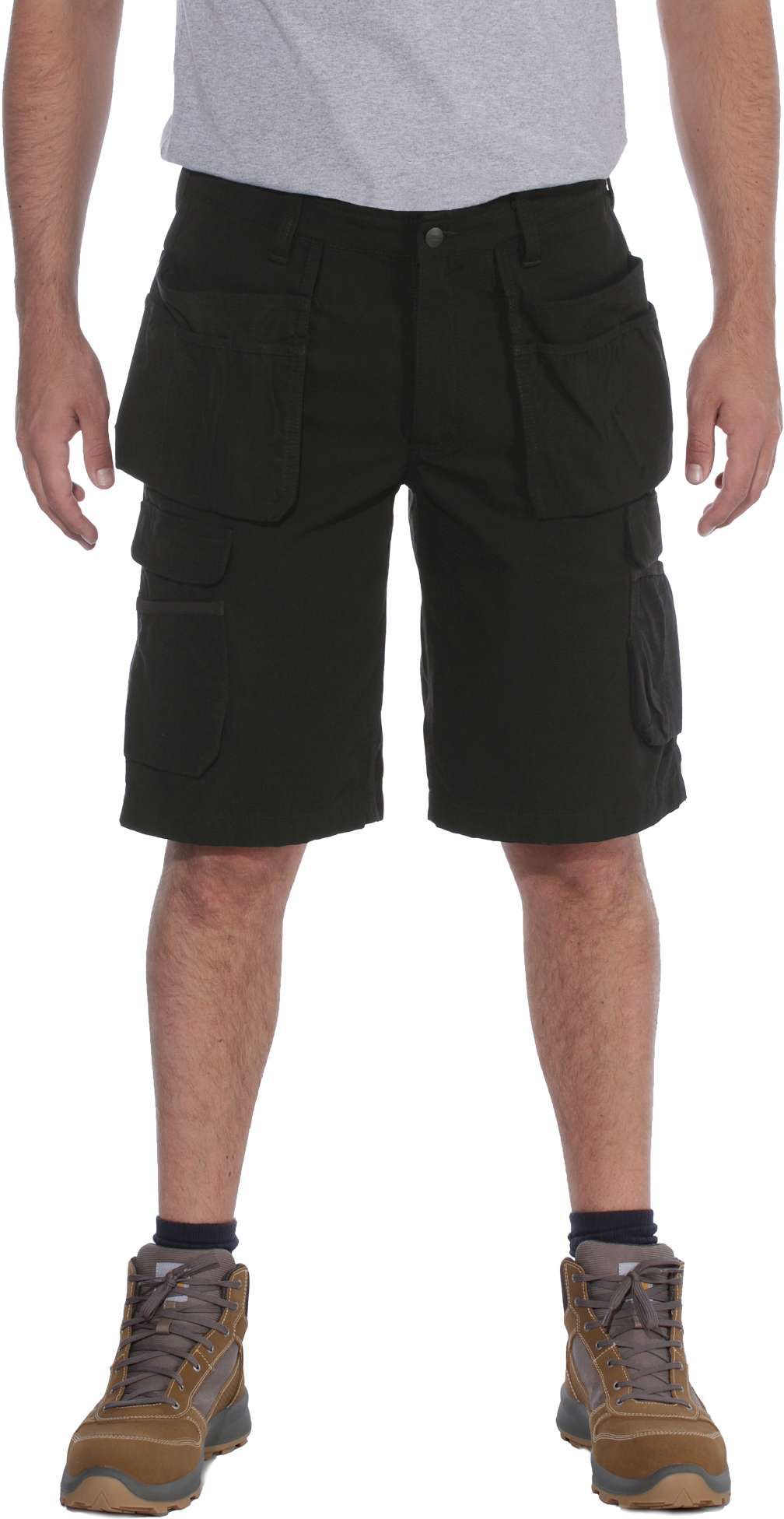 CarharttHerrenShortsSteelMultipocketShortBlack