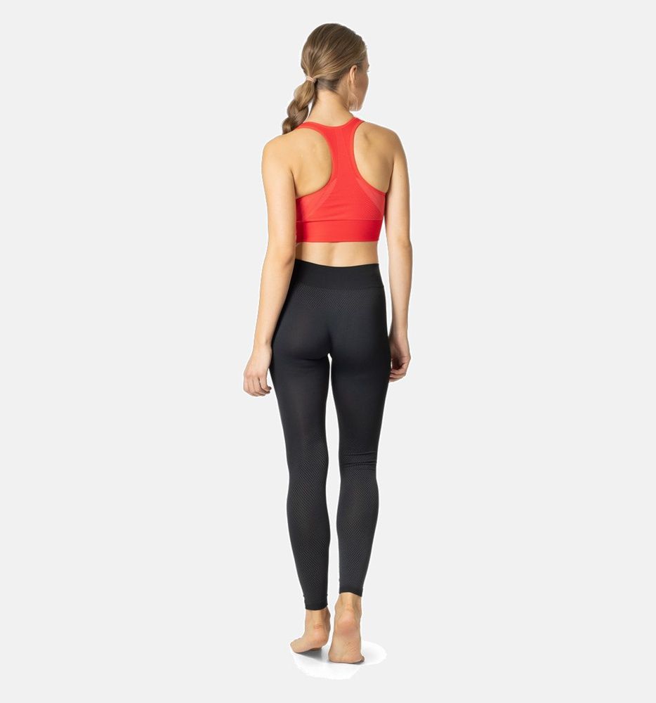 OdloDamenSportsBraSeamless131431Cayenne-L