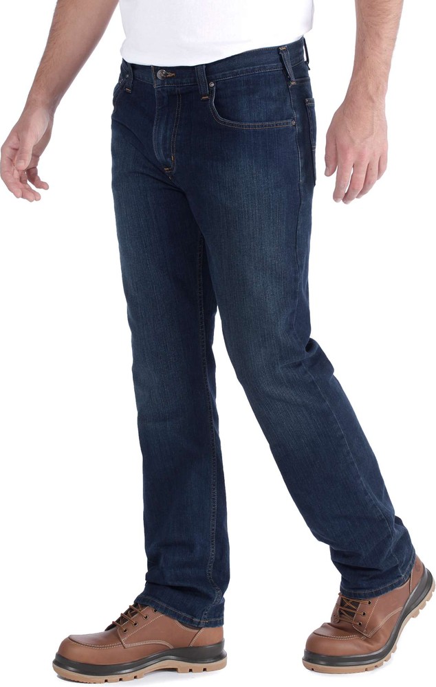 CarharttHerrenJeansRuggedFlexStraightTaperedJeanUltraBlue