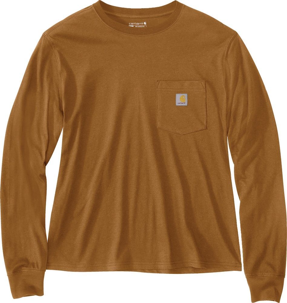 CarharttDamenLightweightLSPocketT-Shirt106121CarharttBrown-XS