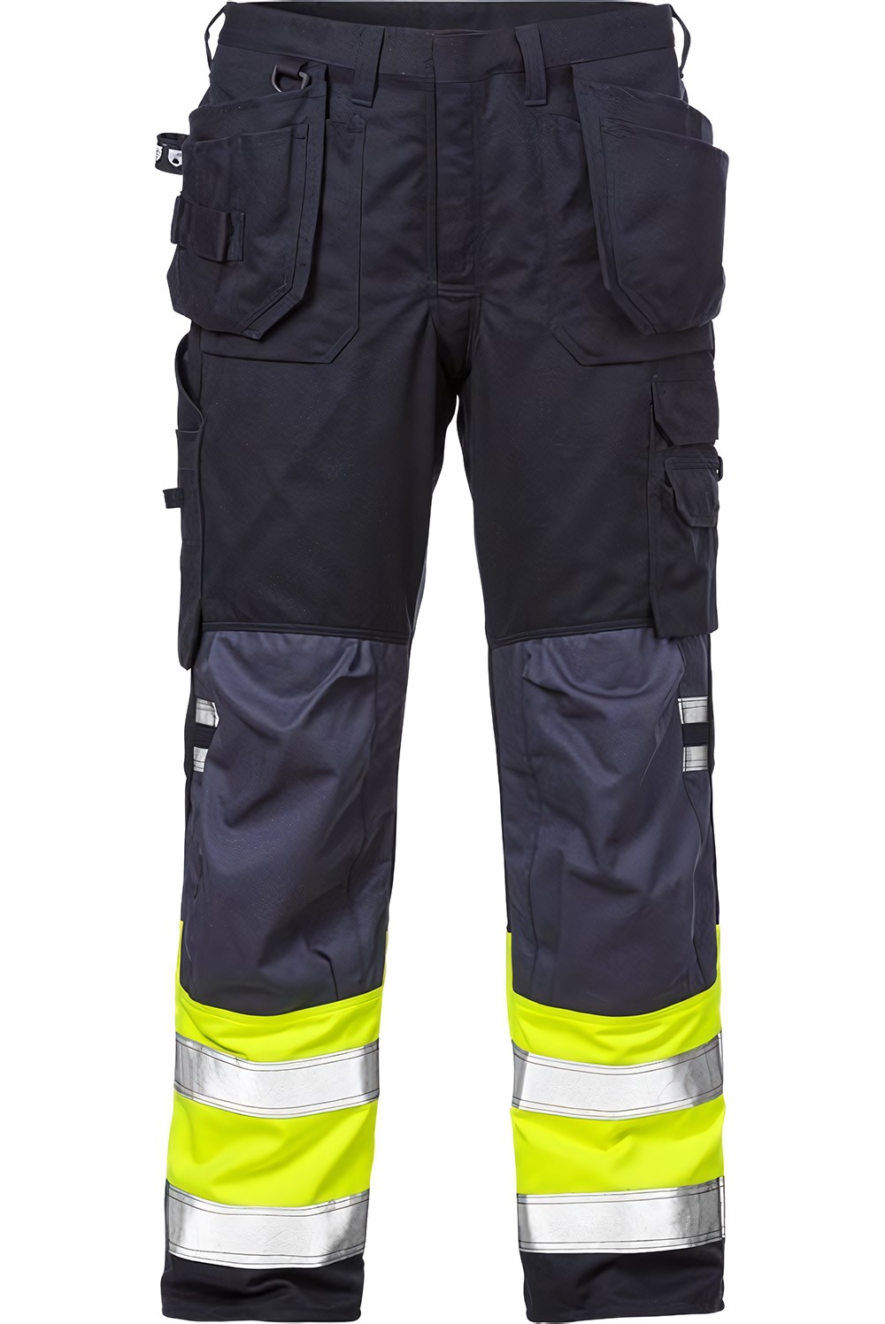 FristadsFlammschutz-HoseFlamestatHighVisHandwerkerhoseKl12074ATHSWarnschutz-GelbMarine