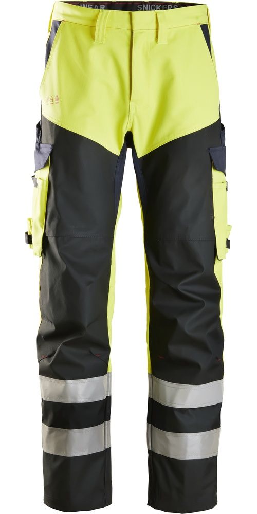 SnickersWorkwearProtecWorkHigh-VisArbeitshoseKl16365Hv-Gelb-Navy-44