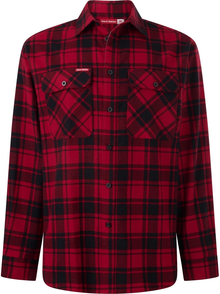 HardYakkaT-ShirtCoreFlannelShirtG07752Red-S