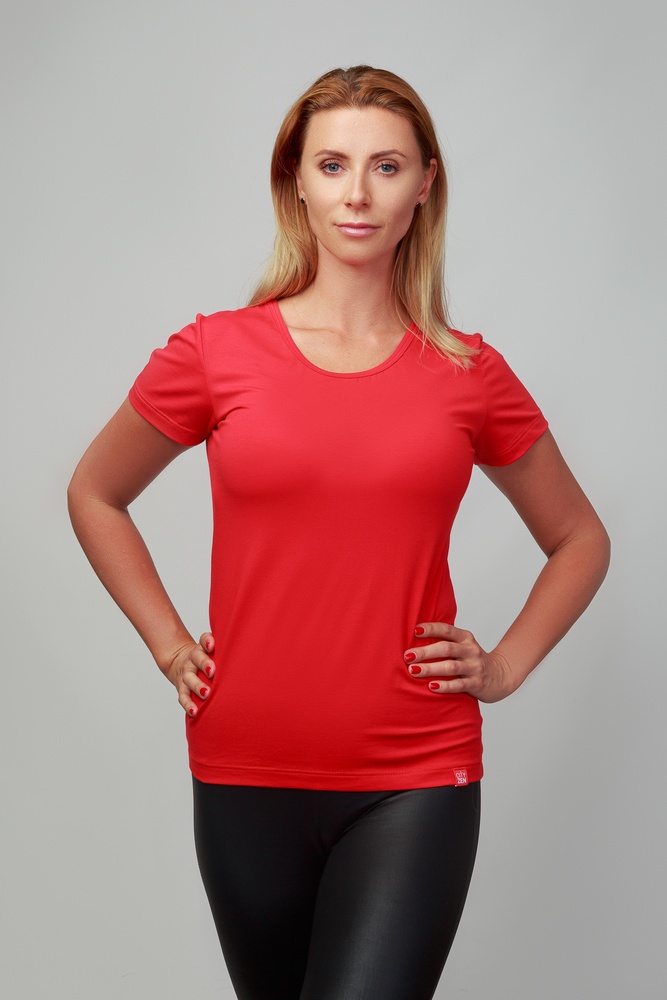 CityZenDamenFemaleShirtKlassischBredaRot-XS34