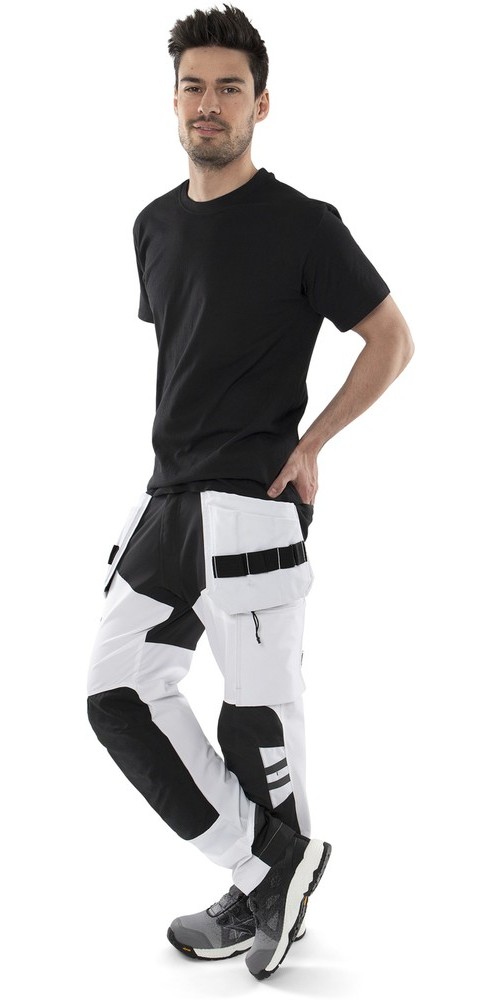 FristadsHandwerker-Stretchhose2760LWSWeiSchwarz-C42