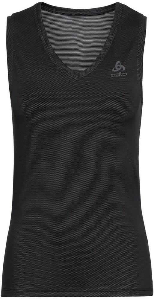 OdloDamenTanktopBlTopV-NeckSingletActiveF-DryLightEco141171Black-L