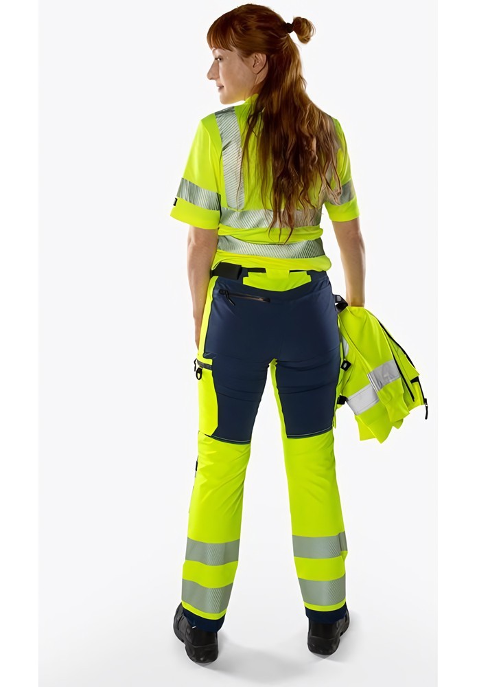 FristadsHighVisGreenStretchhoseDamenKl22665GSTPWarnschutz-OrangeMarine-34