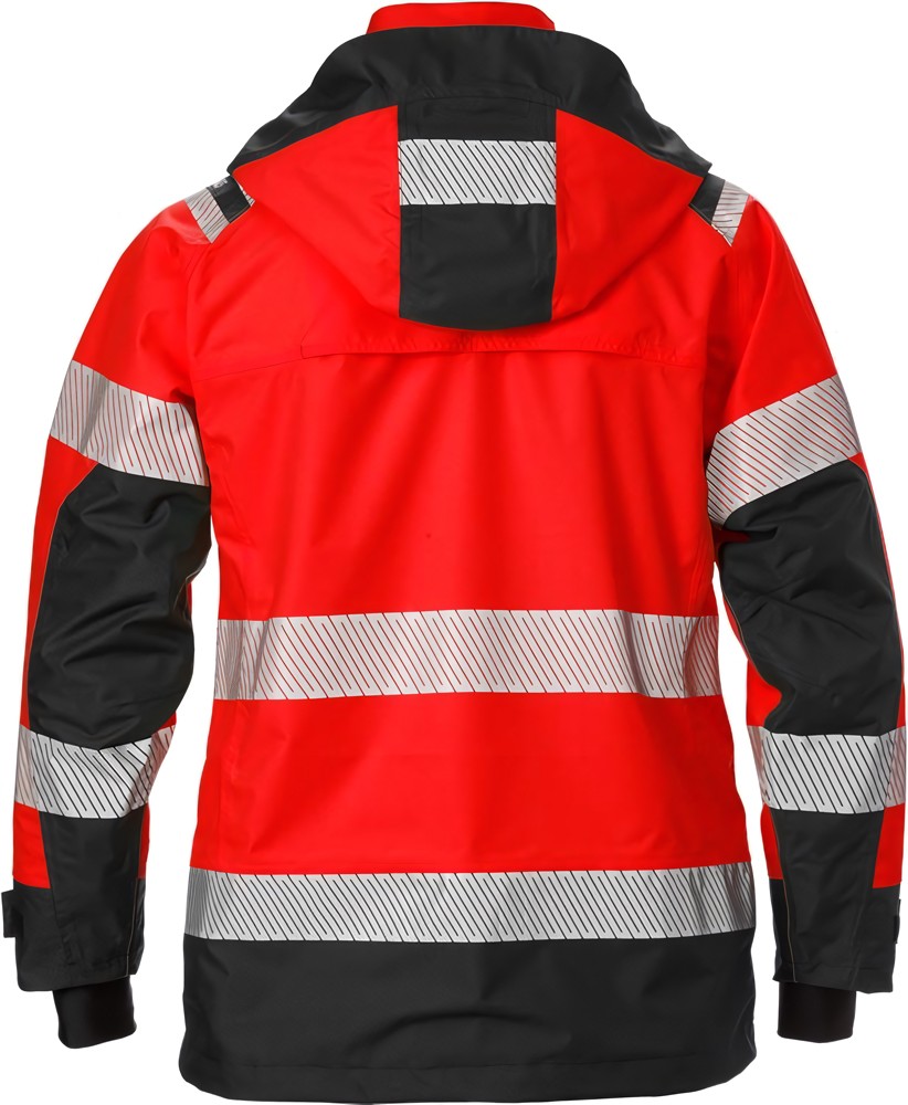 FristadsHighVisAirtechAuenjackeDamenKl34518GTTWarnschutz-RotSchwarz-XS