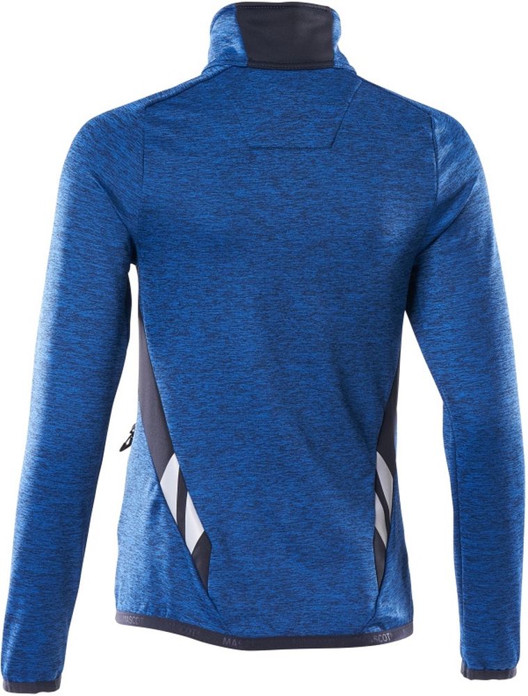 MascotDamenFleecepullovermitReiverschlussAccelerate18153-316AzurblauSchwarzblau-XXL