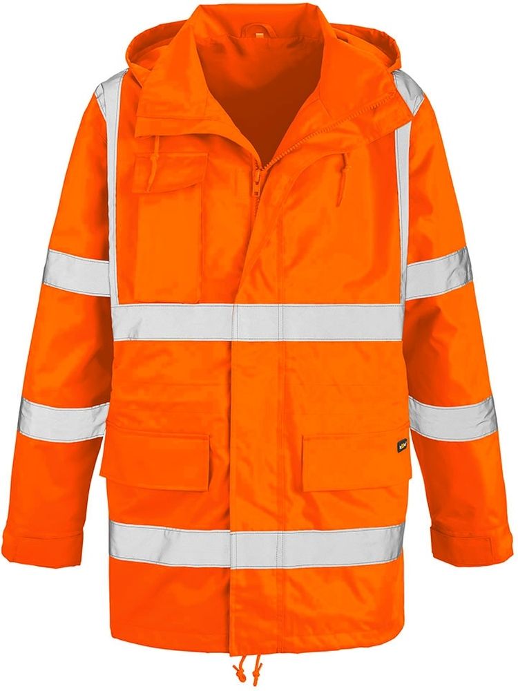 teXXorWarnschutz-RegenjackeBarrie4102Leuchtorange-S