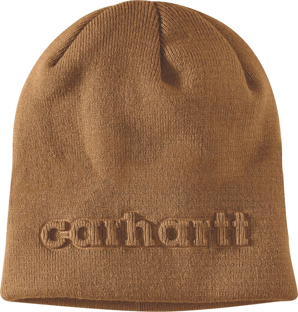 CarharttKnitEmbossedBeanie107002CarharttBrown