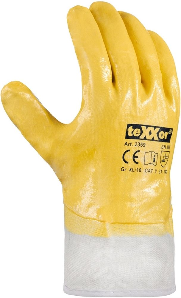 teXXorNitril-HandschuheStulpe12Stck2359GelbBeige-9