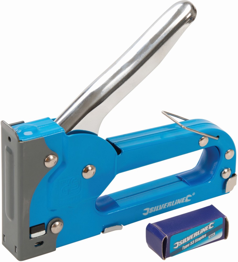 SilverlineFeinarbeitenHandtackerausStahl48mmTyp53