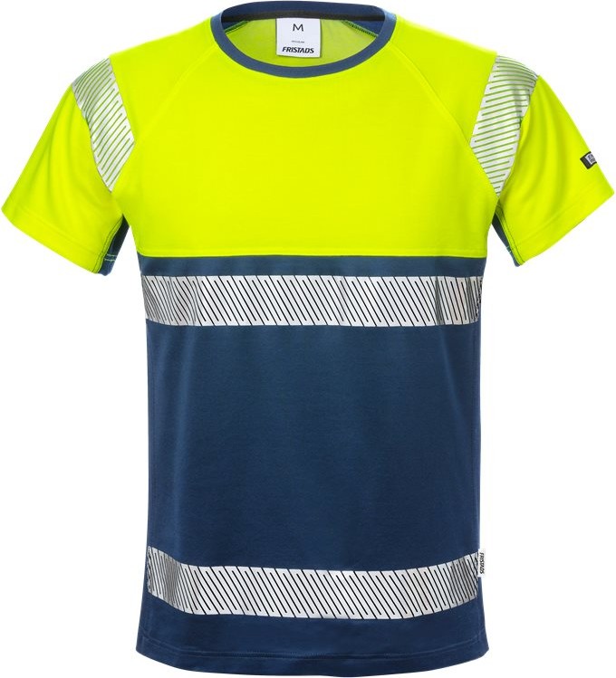 FristadsWarnschutzT-ShirtHighVisT-ShirtKl17518THVWarnschutz-GelbMarine