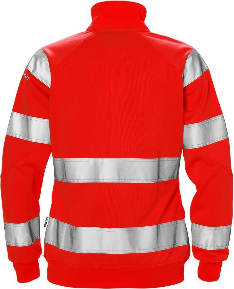 FristadsHighVisSweatjackeDamenKl37427SHVWarnschutz-Rot-XS