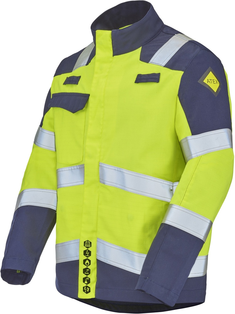 CepovettJackeAtexHv320XpAta9D723004FluoYellowNavy-XS