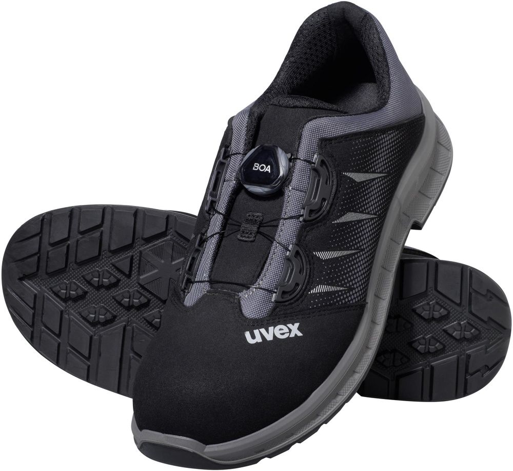 UvexSicherheits-Halbschuhe2TrendS3SRS3BOAFitSystem69481SchwarzGrau-35Weite10