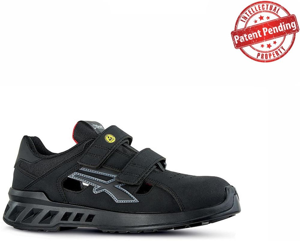 U-PowerSicherheitsschuheSandaleGaryEsdS1PSrcRV30336Schwarz-35