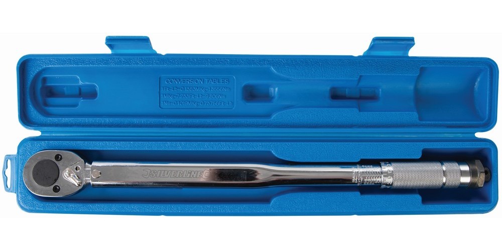 SilverlineSteckschlsselKnarrenDrehmomentschlssel28-210Nm12-Zoll-Antrieb