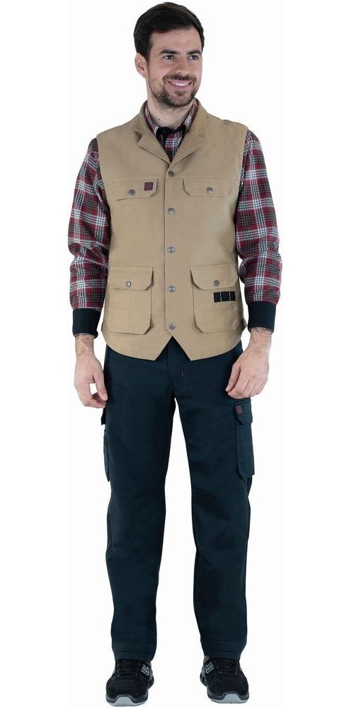 LafontHemdJosephineBPEGENRedBrownCheck-XXL