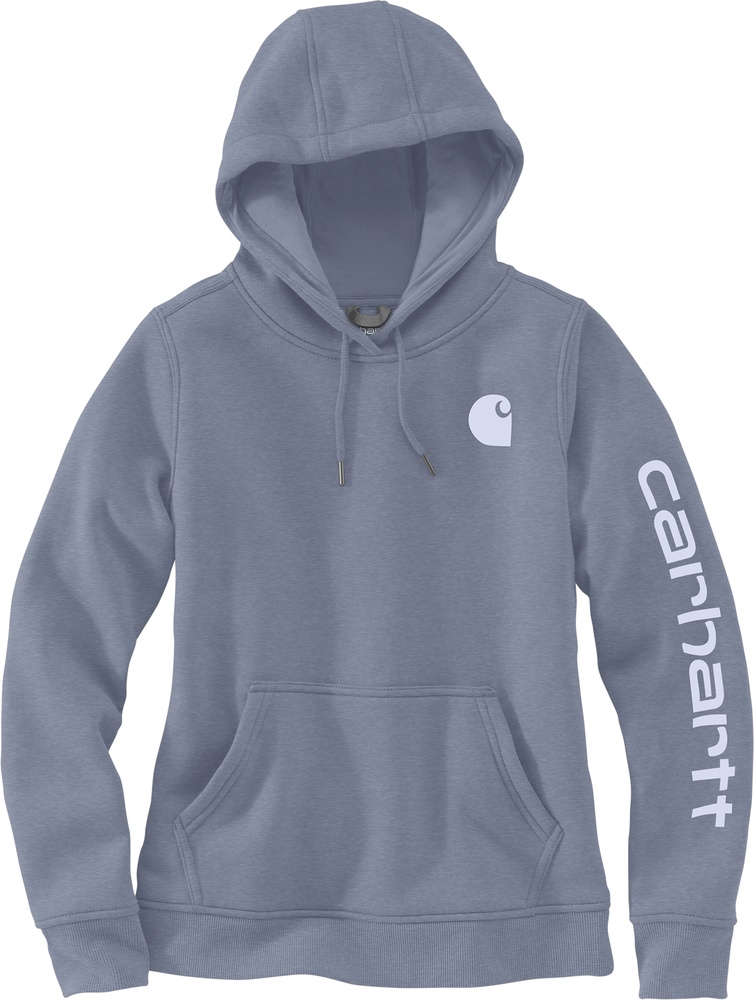 CarharttDamenLogoSleeveGraphicSweatshirt102791WisteriaHeather-L