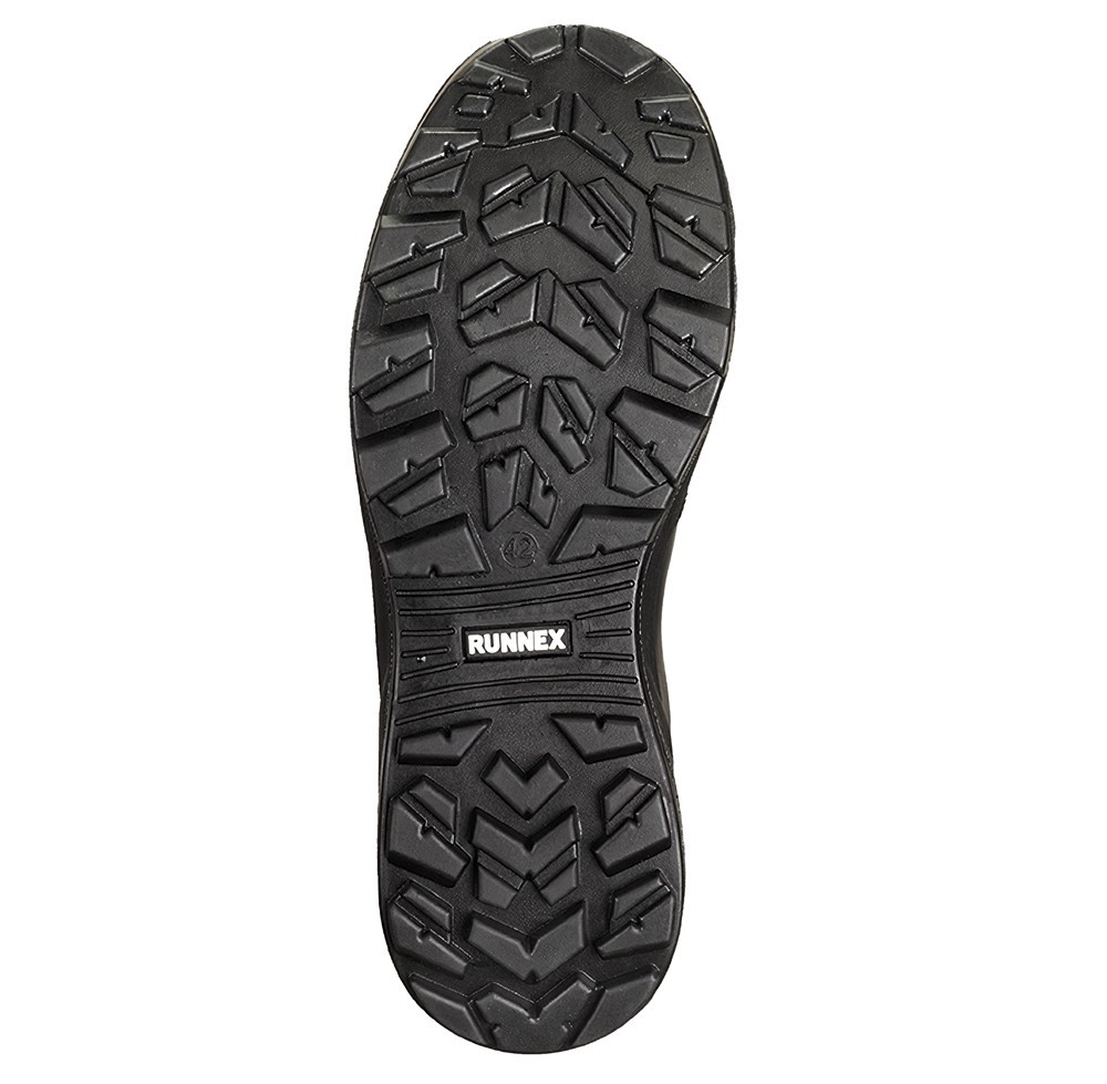 RUNNEXS3-SicherheitshalbschuhTeamStarSchwarzOrange