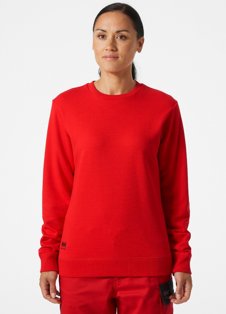 HellyHansenDamenClassicSweatshirtAlertRed-XS