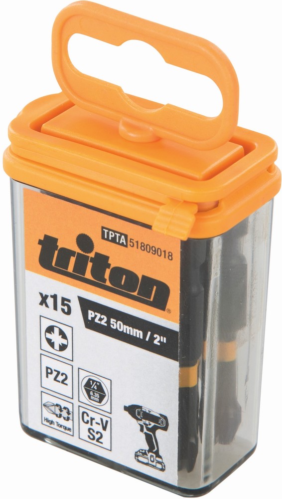 TritonZubehrPozidriv-Schraubendrehereinstze50mm15er-Pckg
