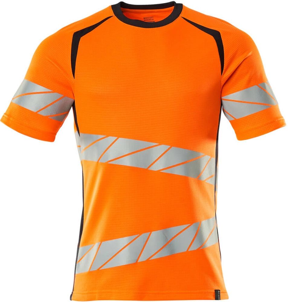 MascotT-ShirtAccelerateSafe19082-771Hi-visOrangeSchwarzblau-XXL