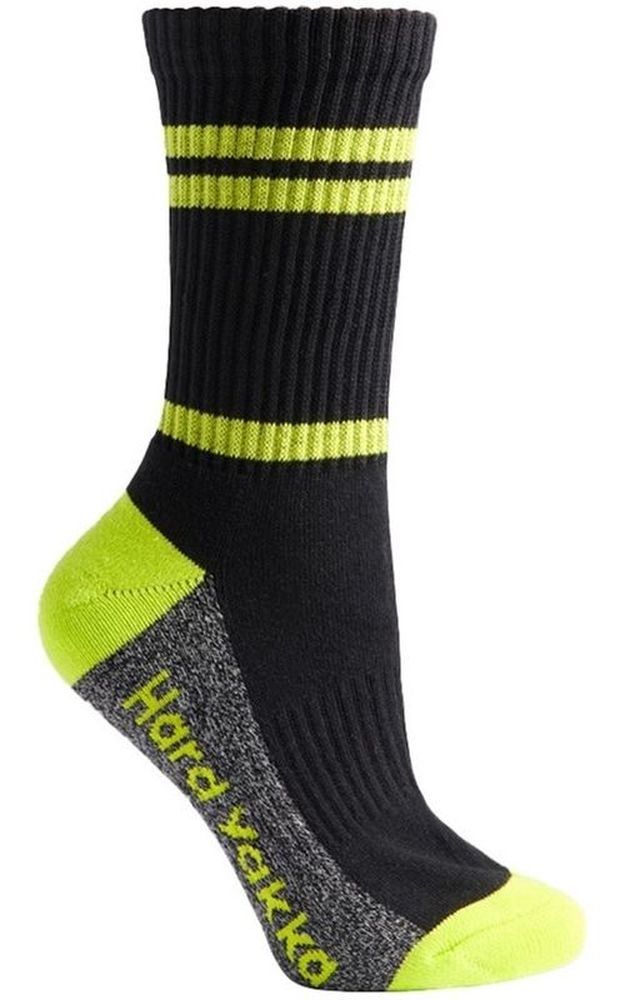 HardYakkaSockenCrew3PackWorkSockG20120