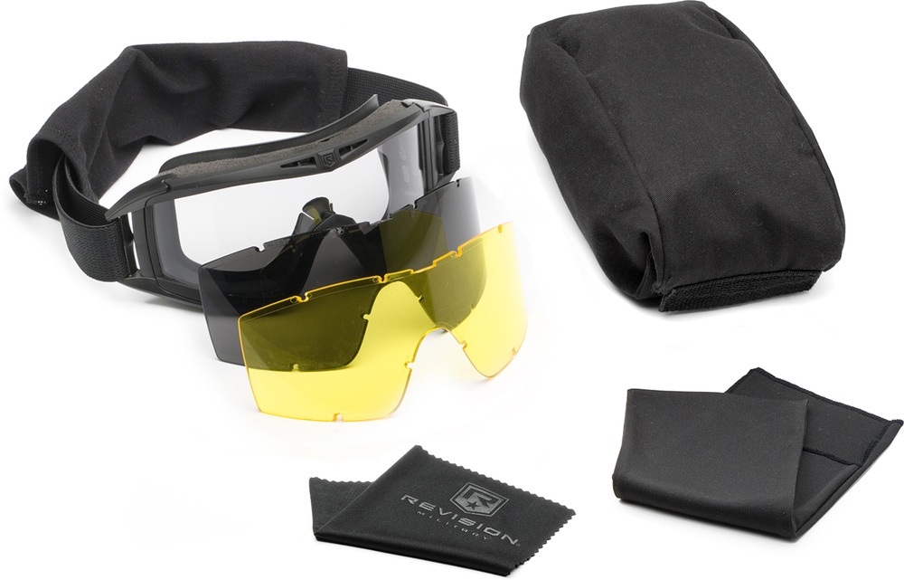 RevisionDesertLocustGoggle-YellowSmokeClearLens4-0309-0100Black