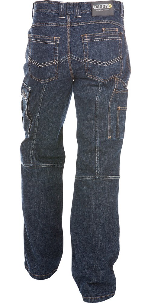 DassyStretch-ArbeitsjeansmitKniepolstertaschenKnoxvilleCO94Jeansblau