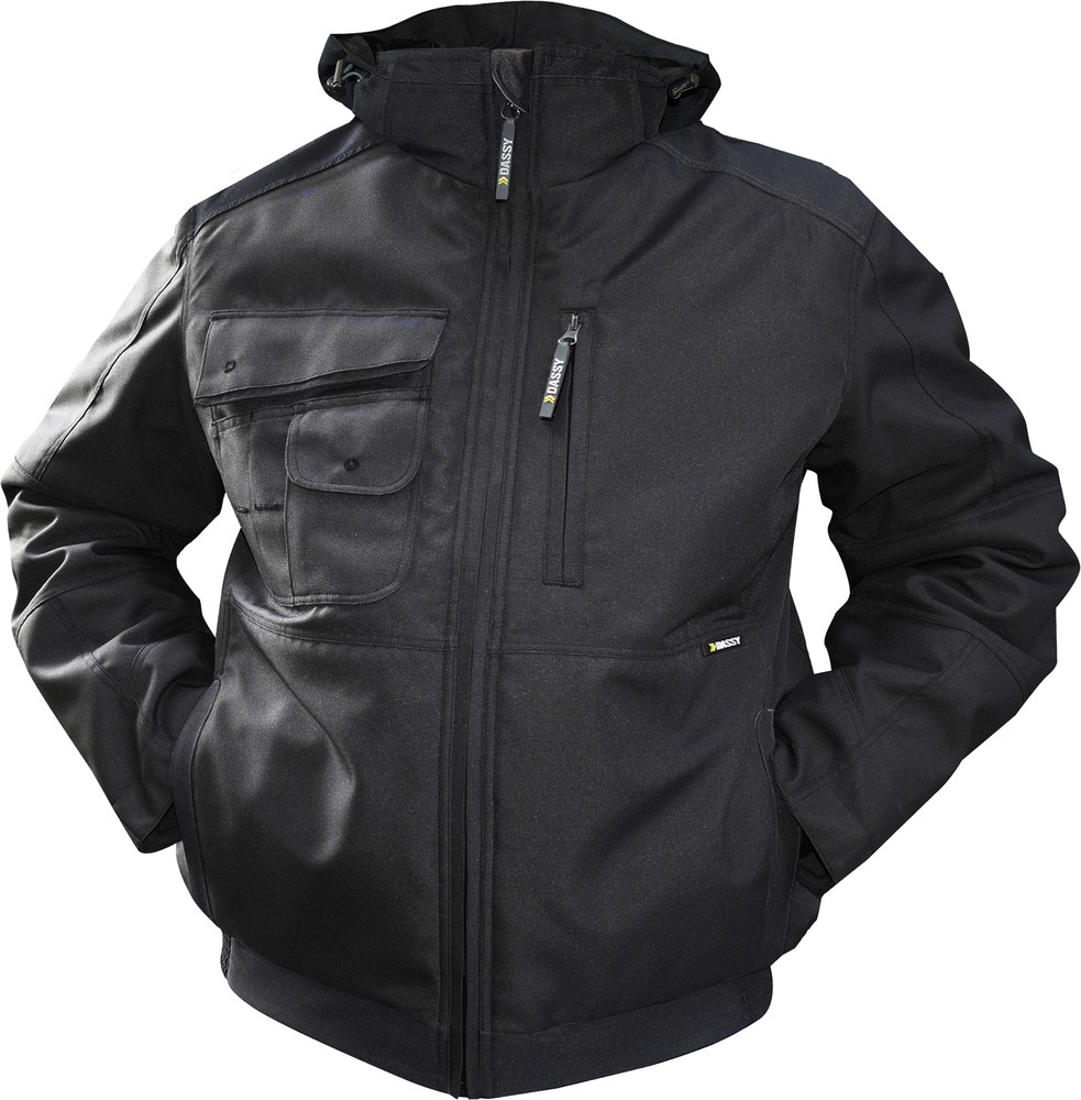 DassyCanvasWinterjackeAustinPES90Schwarz