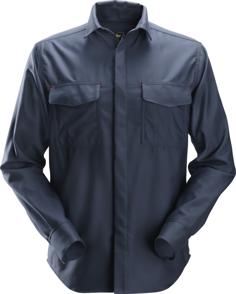 SnickersWorkwearProtecWorkArbeitshemd8561Navy-XS