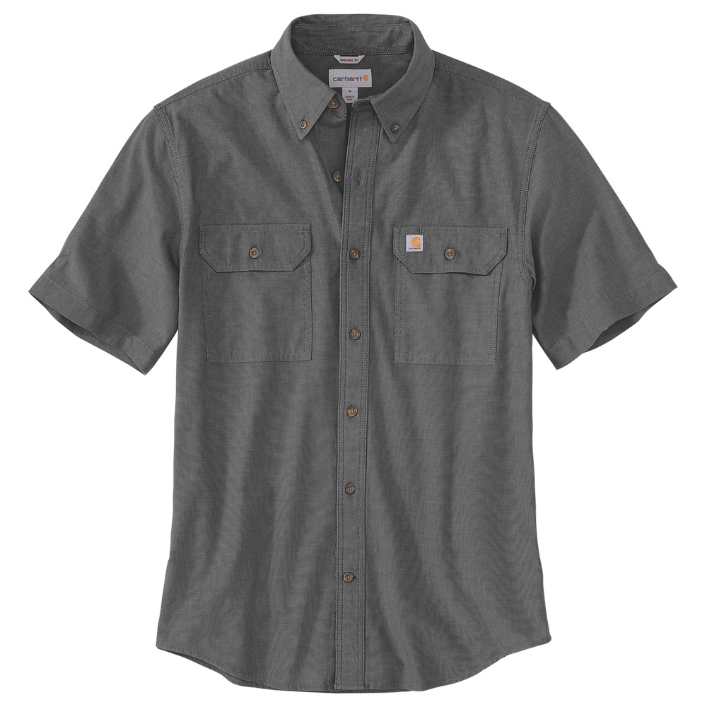 CarharttHemdLooseChambraySSShirtBlackChambray