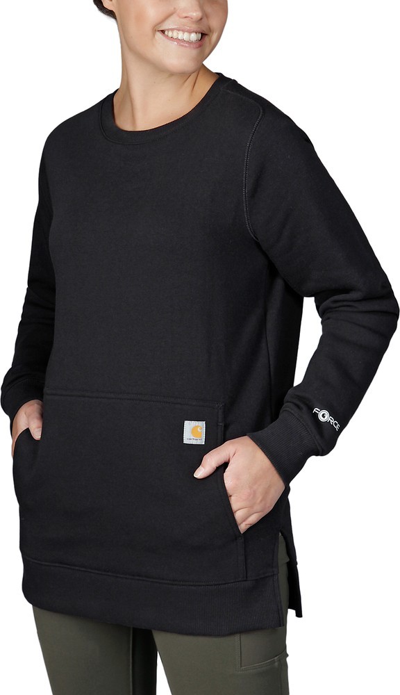 CarharttDamenRelaxedFitLightweightSweatshirtBlack