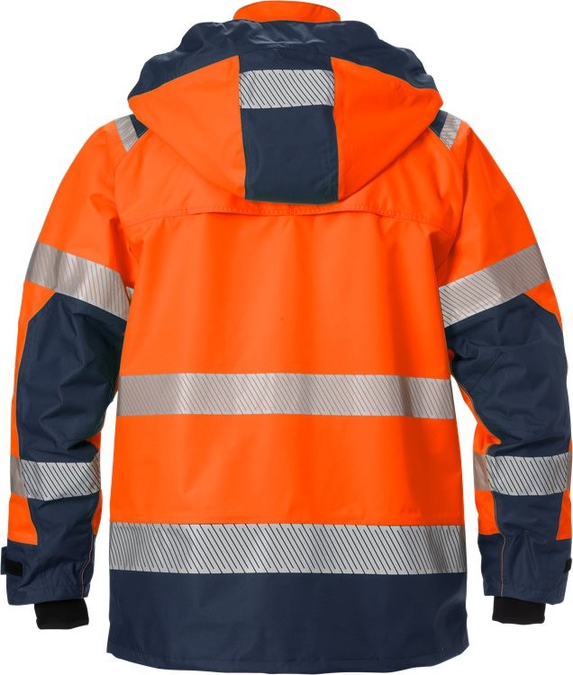 FristadsHighVisAirtechAuenjackeKl34515GTTWarnschutz-OrangeMarine