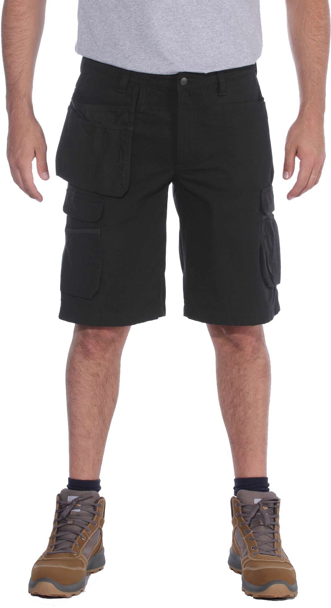 CarharttHerrenShortsSteelMultipocketShortBlack